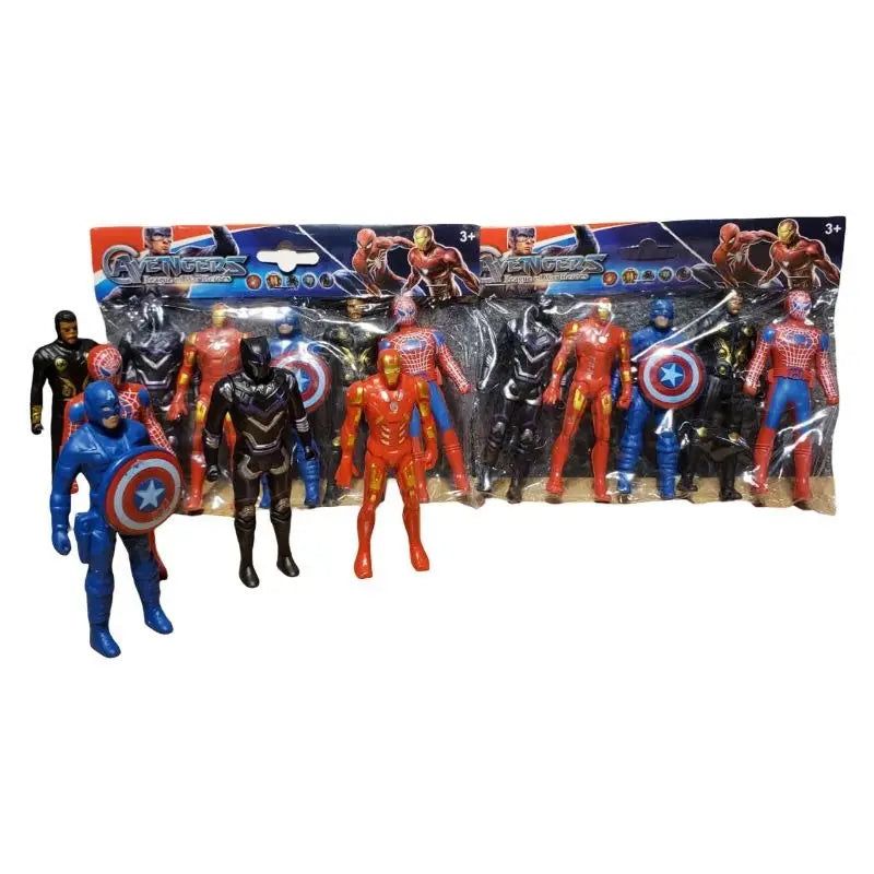 5-Piece Superhero Action Figure Set for Kids – Assorted Characters