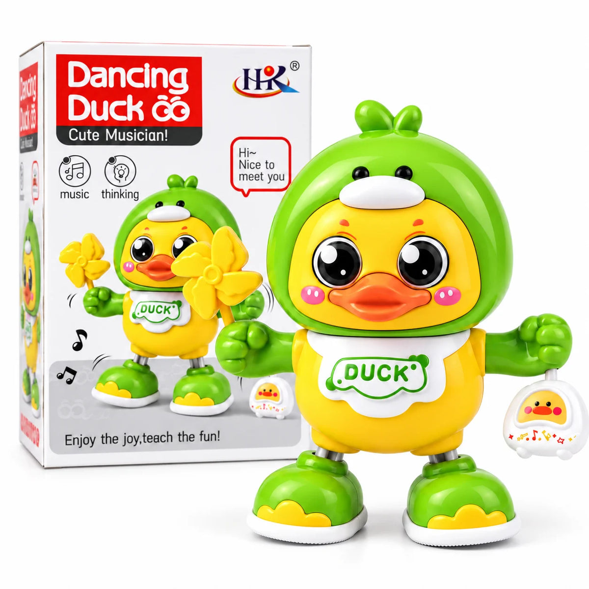 Musical Dancing Duck Toy with Lights & Music – Interactive Dancing Toy for Kids